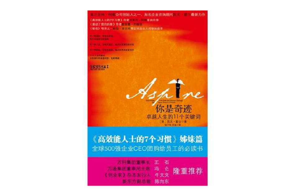 你是奇蹟(2010年中信出版社出版的圖書) 你是奇蹟(2010年中信出版社出版的圖書)