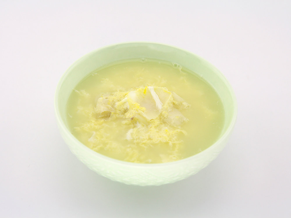 百合雞蛋黃湯