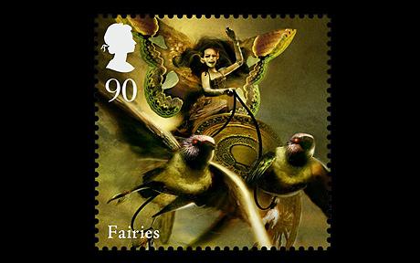 “麥布女王”（英國皇家郵政發行的郵票）