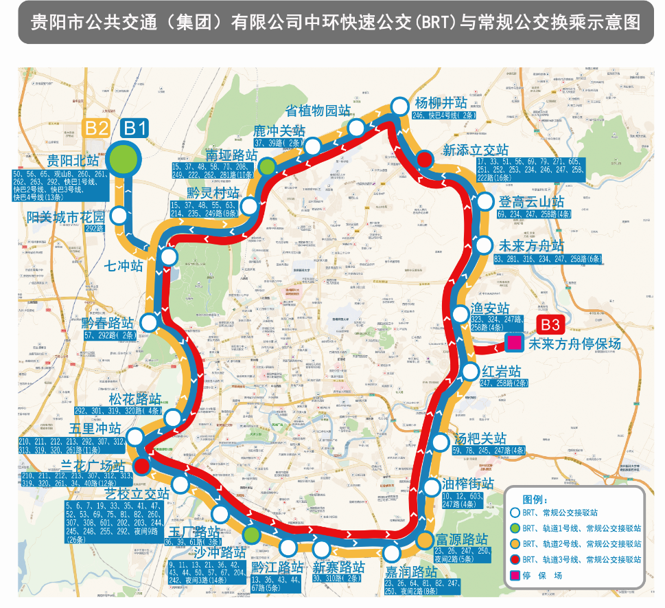 中環路BRT線路圖