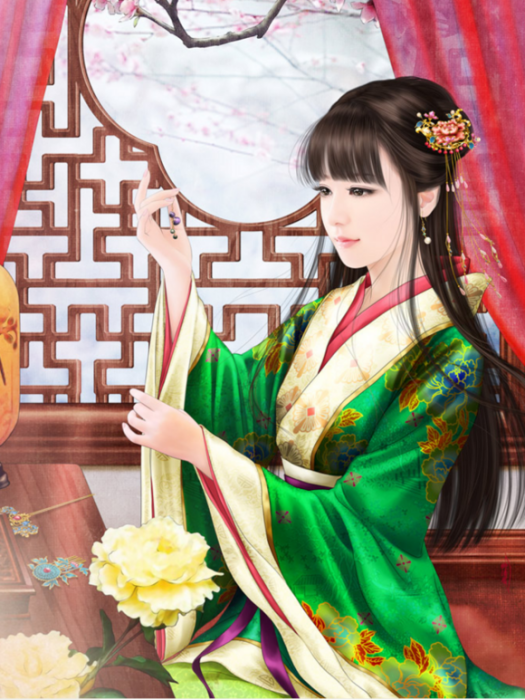 愁閨照鏡 愁閨照鏡