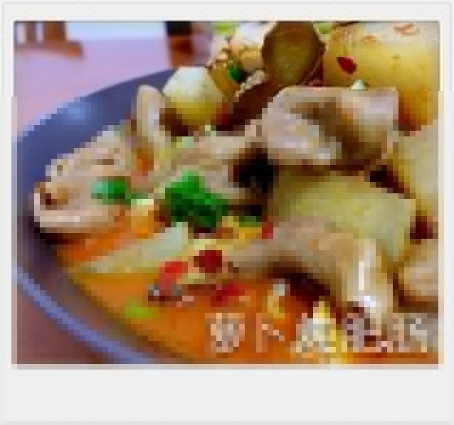 蘿蔔燉肥腸 蘿蔔燉肥腸