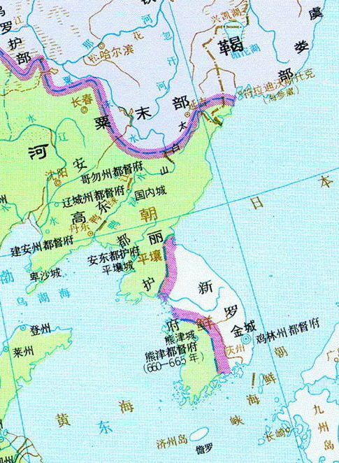 戰後唐朝在朝鮮半島的疆域