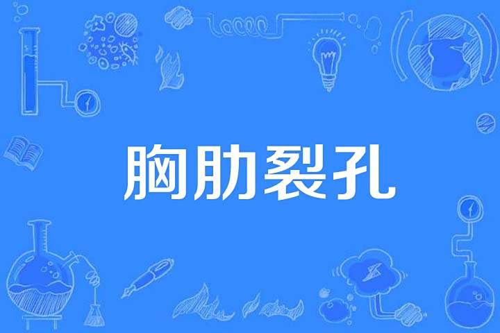 胸肋裂孔 胸肋裂孔