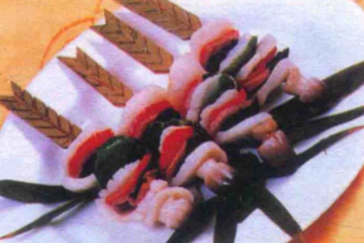 竹葉鮮貝串 竹葉鮮貝串