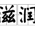 滋潤(漢語詞語) 滋潤(漢語詞語)