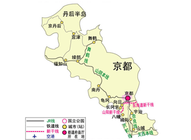 京都府交通圖