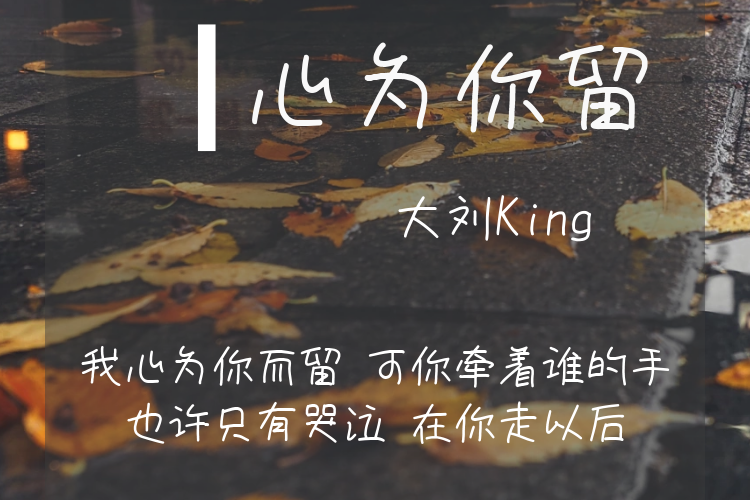 心為你留 心為你留