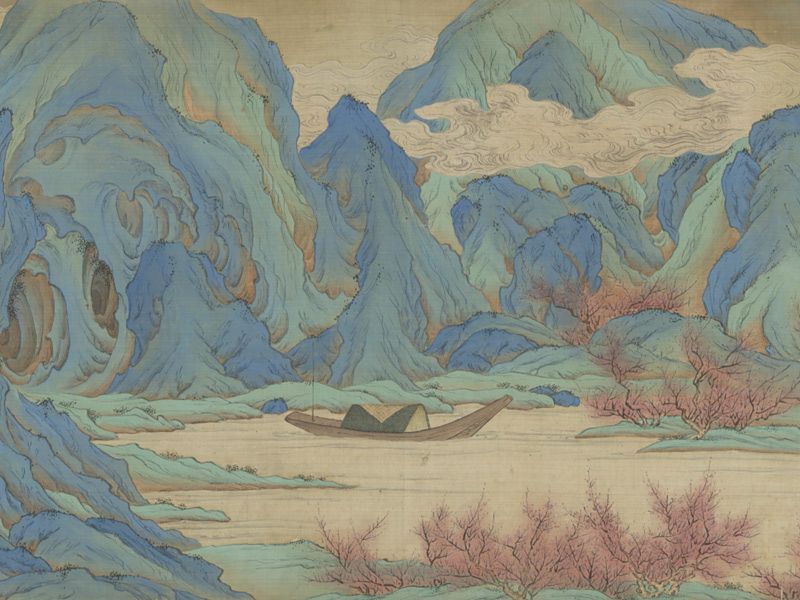 桃源圖(蕭晨創作的山水畫長卷) 桃源圖(蕭晨創作的山水畫長卷)