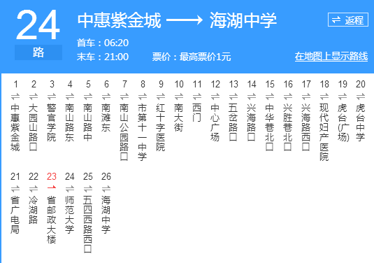 西寧公交24路 西寧公交24路