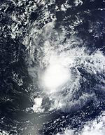 熱帶風暴諾拉 衛星雲圖