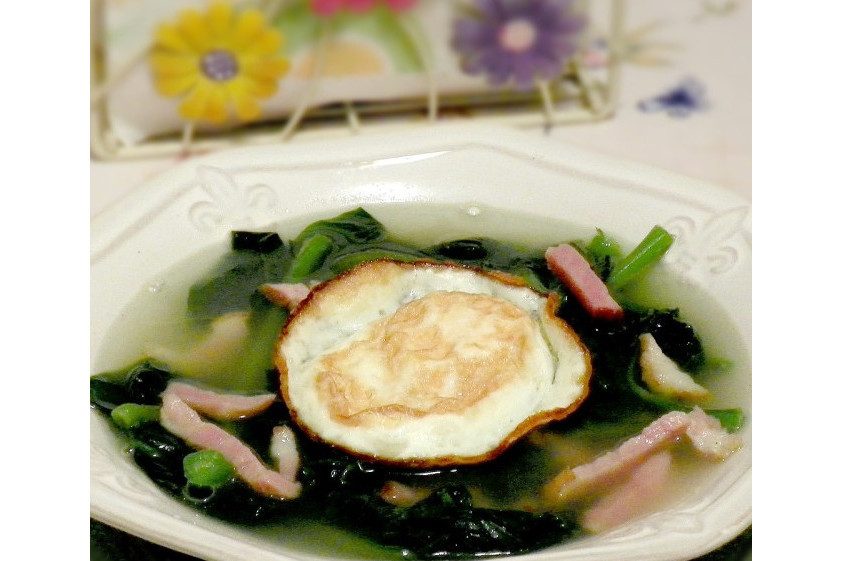 火腿潺菜湯 火腿潺菜湯