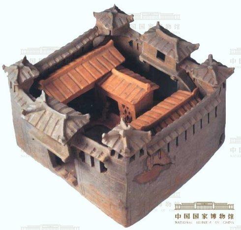 漢墓出土的陶塢堡模型