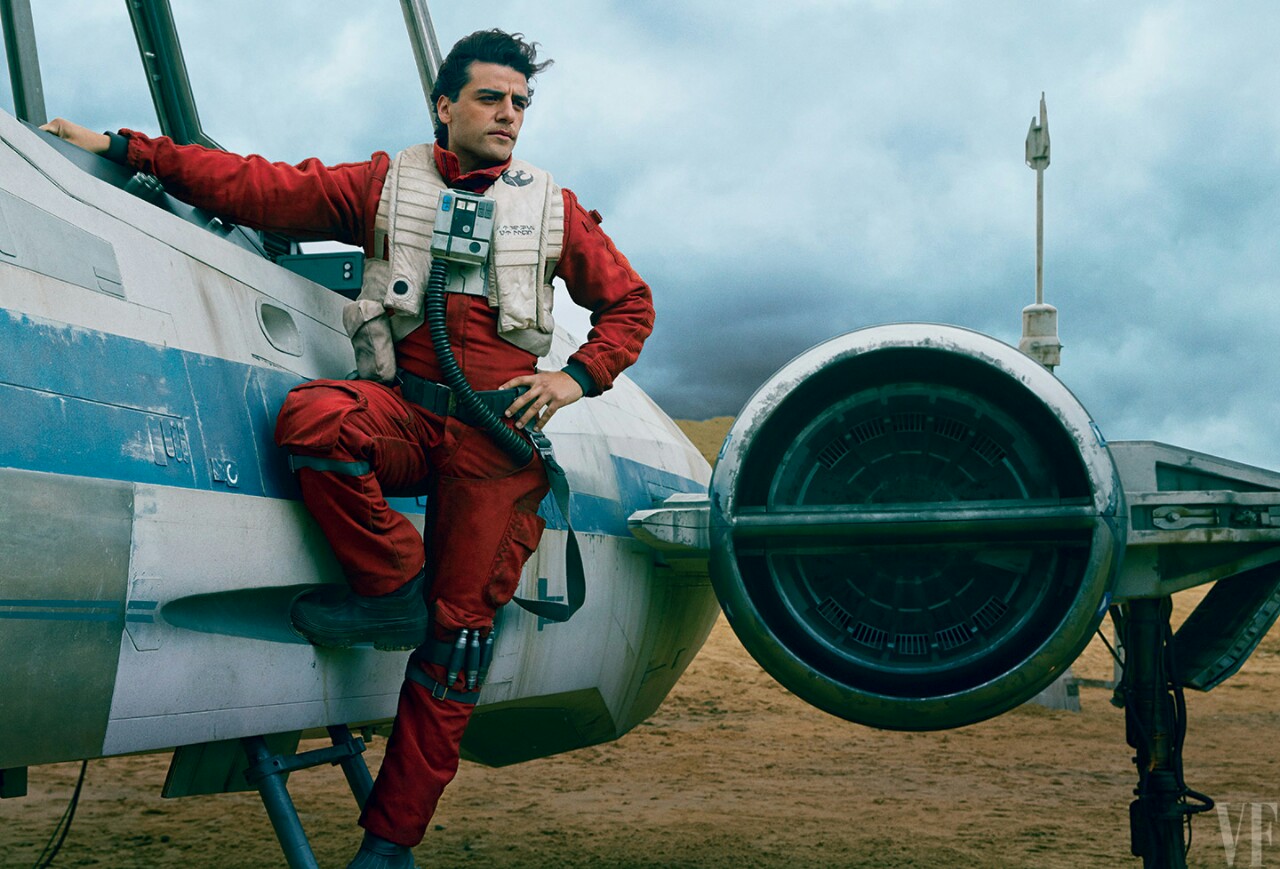 Poe Dameron and T-70 X-wing Starfighter