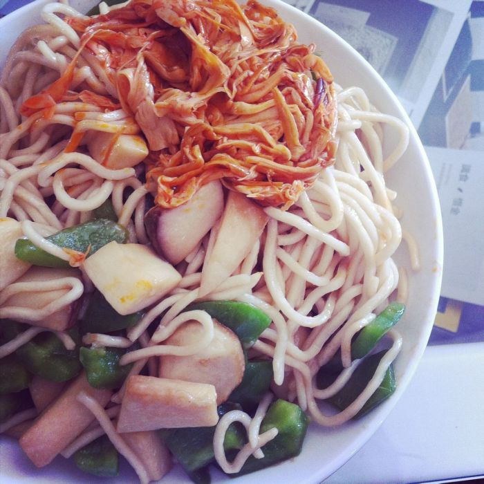 健康素菜炒麵 健康素菜炒麵