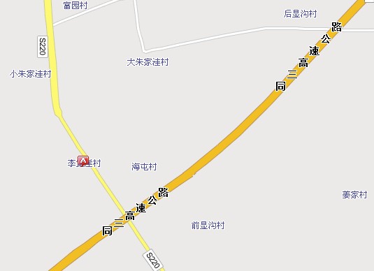 李黃崖村地理位置