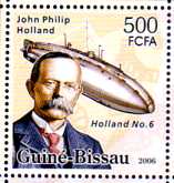 霍蘭與潛艇紀念郵票