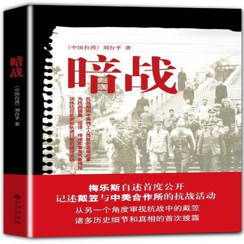 暗戰(2013年九州出版社出版的圖書) 暗戰(2013年九州出版社出版的圖書)