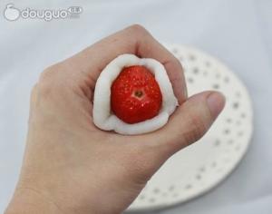 愛心草莓大福