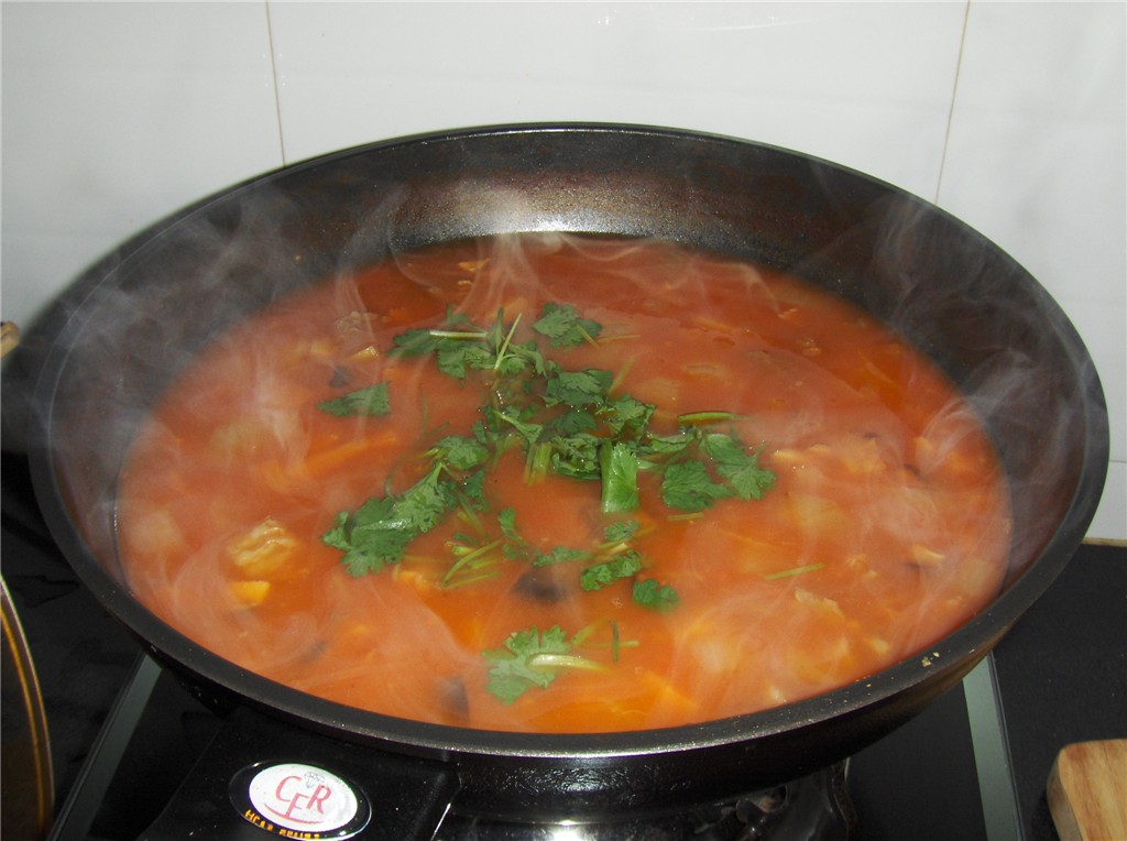 皮蛋西紅柿湯