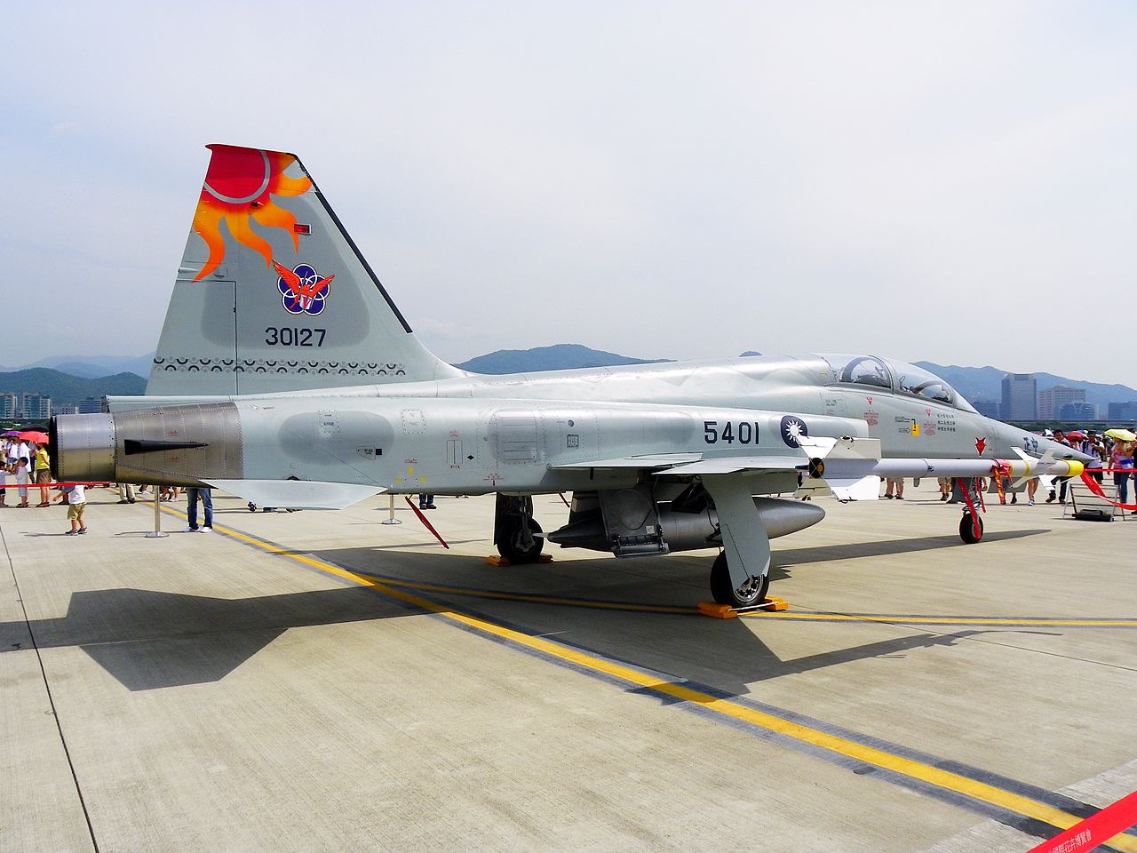 台灣空軍的F-5F戰鬥機