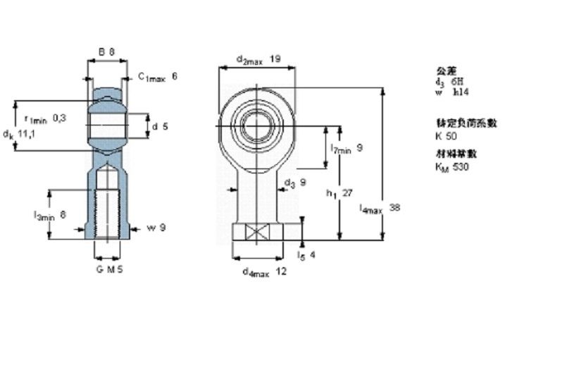 SKF SIKB5F軸承 SKF SIKB5F軸承