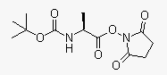 叔丁氧羰基-L-丙氨酸N-丁二醯亞胺酯