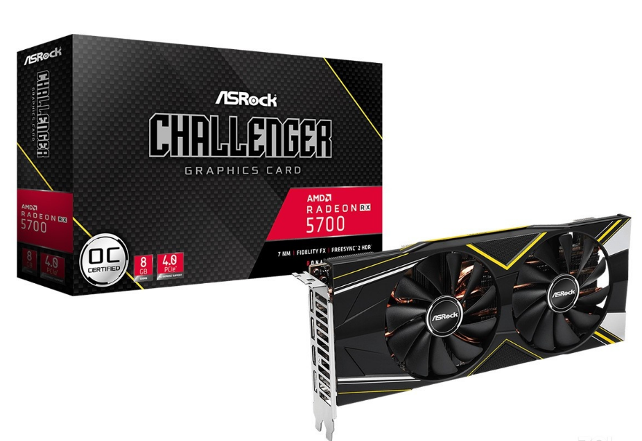華擎Radeon RX 5700 Challenger D 8G OC 華擎Radeon RX 5700 Challenger D 8G OC