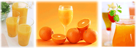 小型榨汁機榨的鮮橙汁