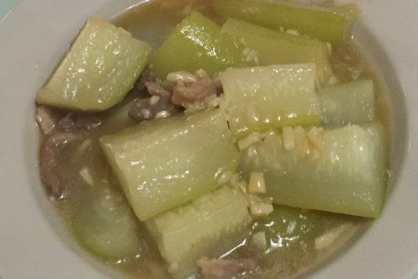 節瓜肉末湯 節瓜肉末湯