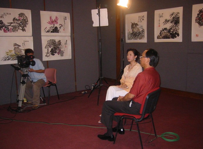 香港亞洲電視台專題採訪魯石先生
