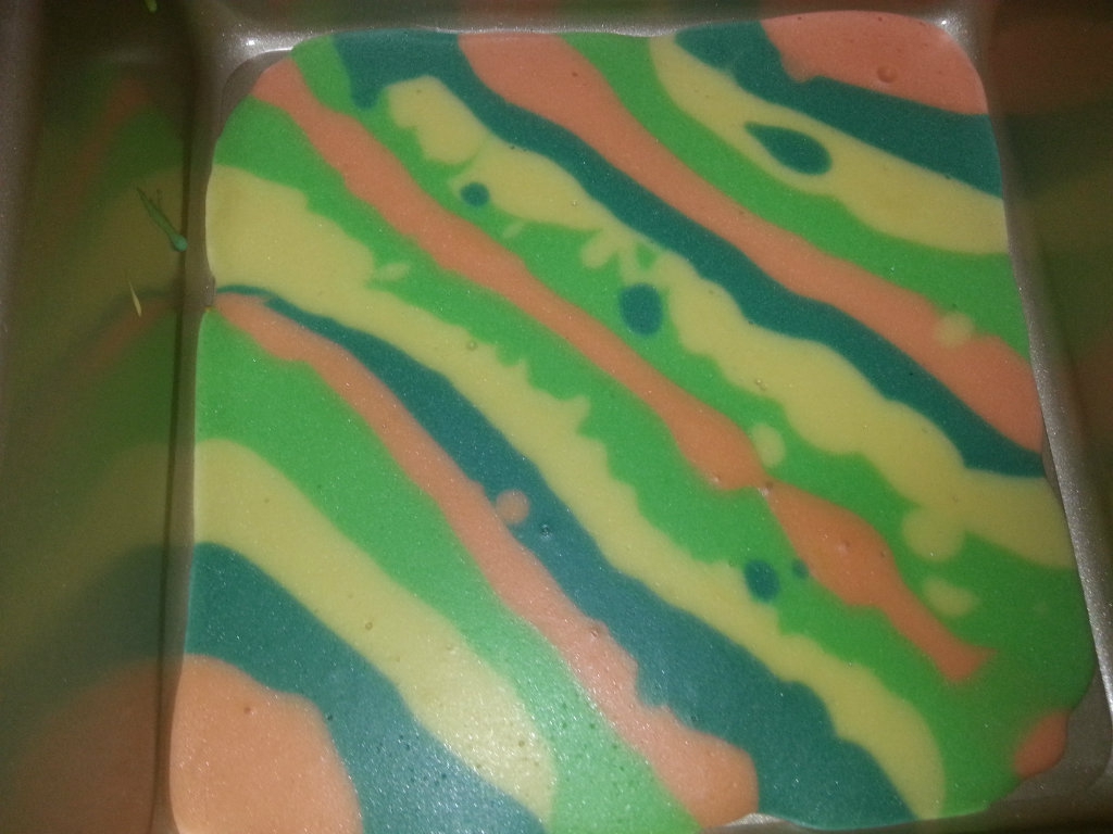 彩虹果凍蛋糕卷