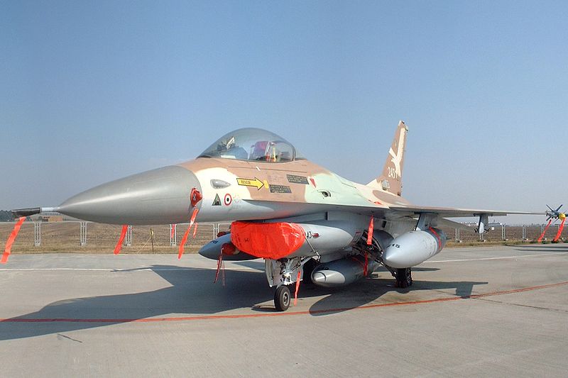 執行巴比倫行動的以色列F-16