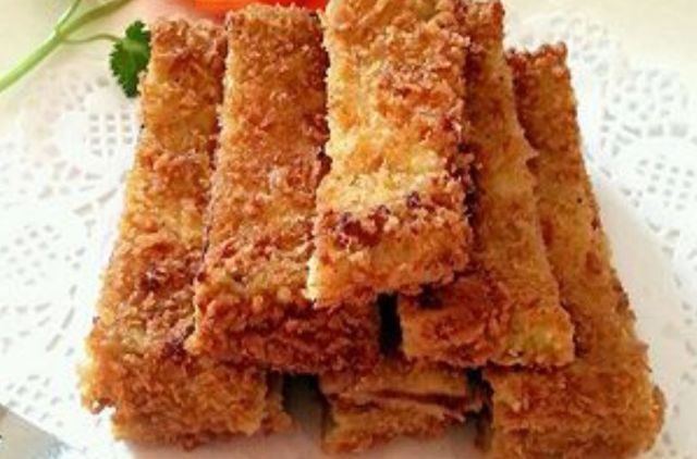 豆沙茄排 豆沙茄排