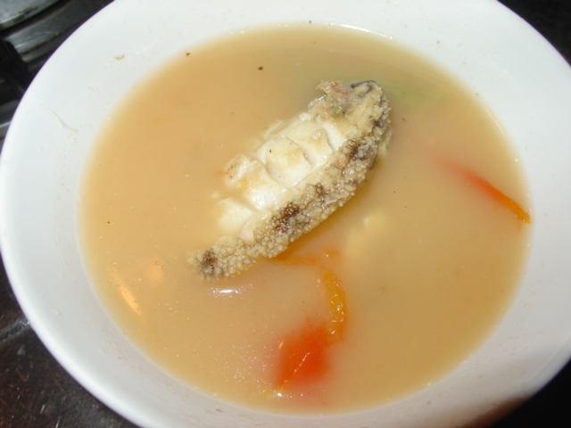 山斑魚湯