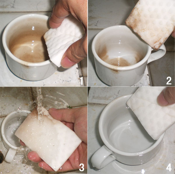 神奇海綿清潔茶垢