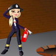 女消防員裝扮