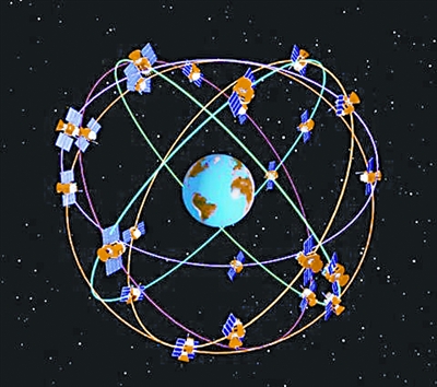 24顆衛星的GPS衛星星座
