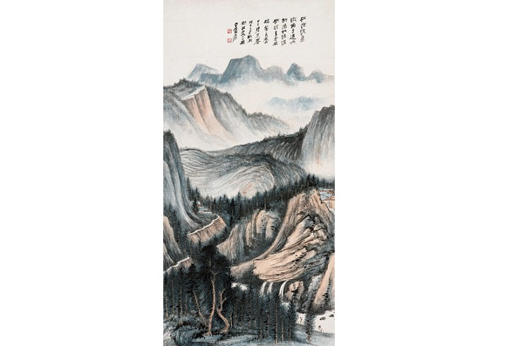 松蔭策杖圖 松蔭策杖圖