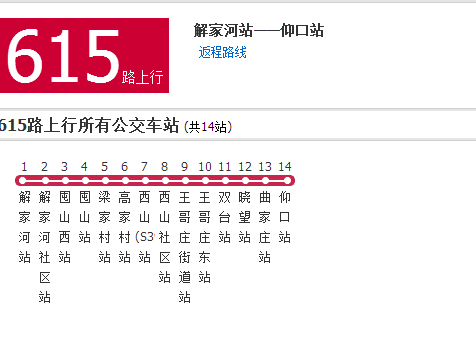 青島公交615路 青島公交615路