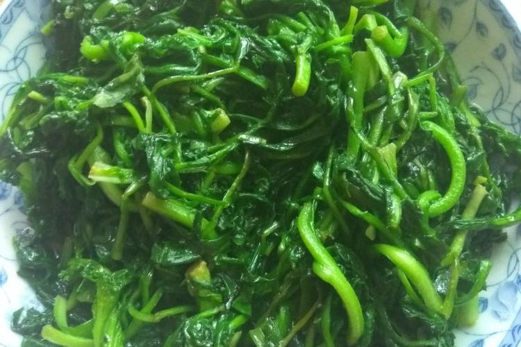 油炒薺菜 油炒薺菜