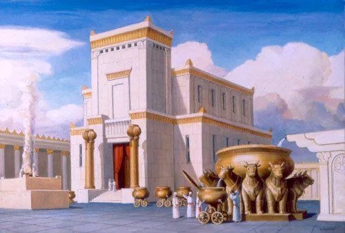 重建後的猶太聖殿 一直到公元1世紀被羅馬人摧毀