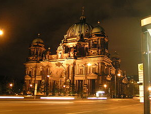 柏林主教座堂夜景