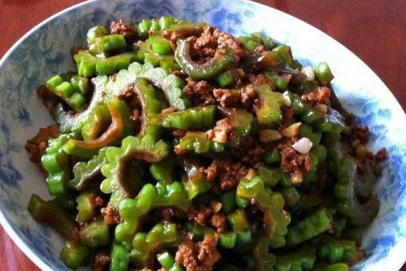 肉末苦瓜條 肉末苦瓜條