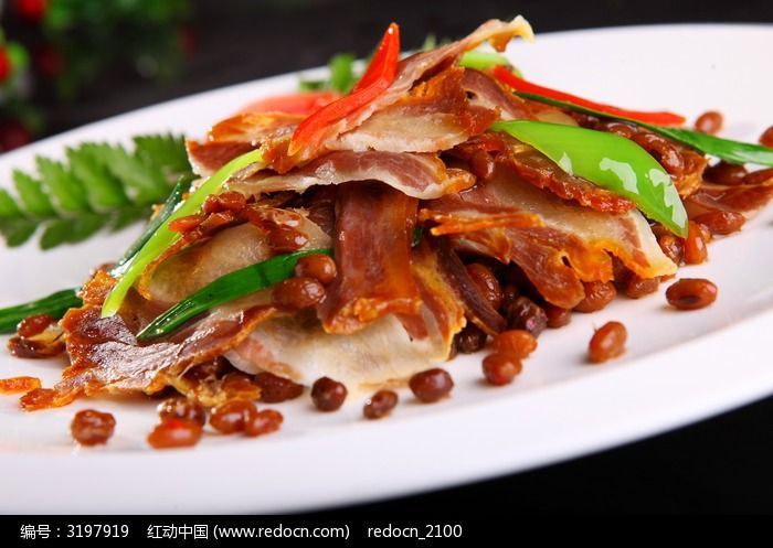 臘肉炒醬豆