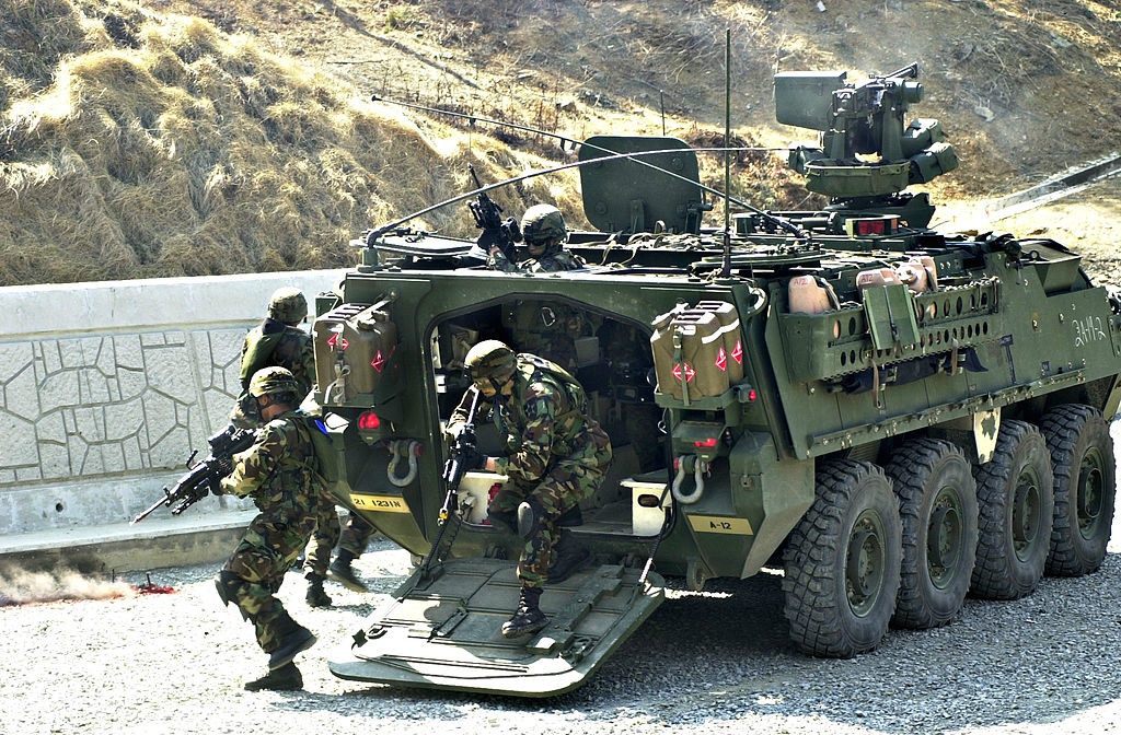 駐韓美軍機械化步兵