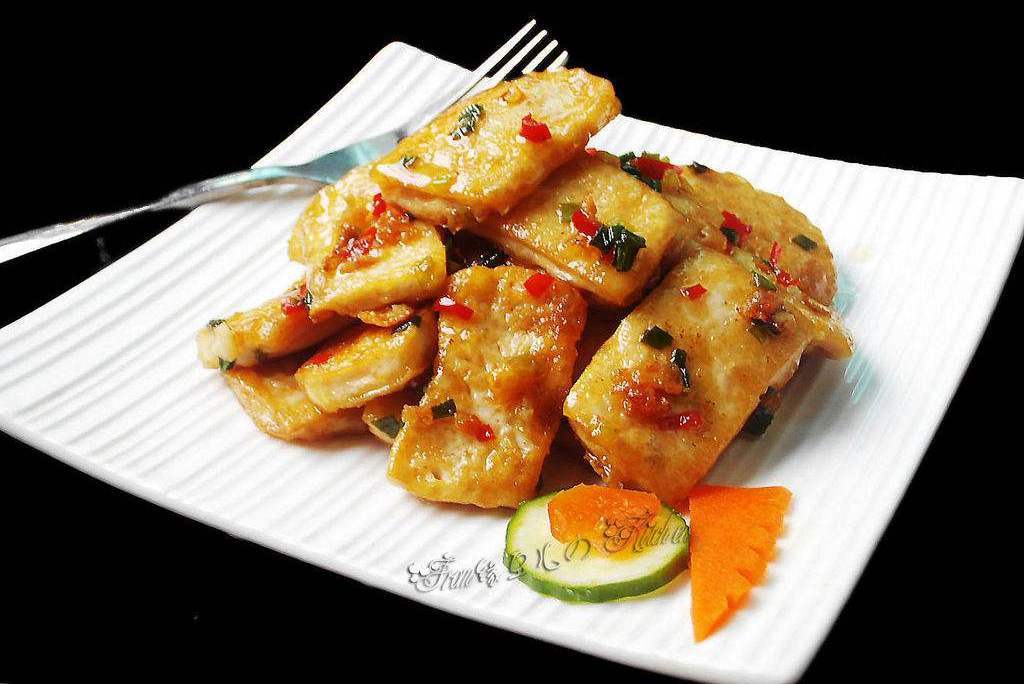 煎豆腐沙拉 煎豆腐沙拉