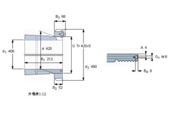 SKF OH3084H軸承 SKF OH3084H軸承