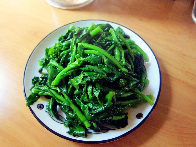 熗炒青油菜 熗炒青油菜