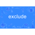exclude exclude